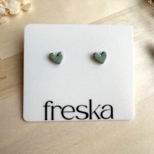 Kolczyki Serduszka ze złotem - różne kolory