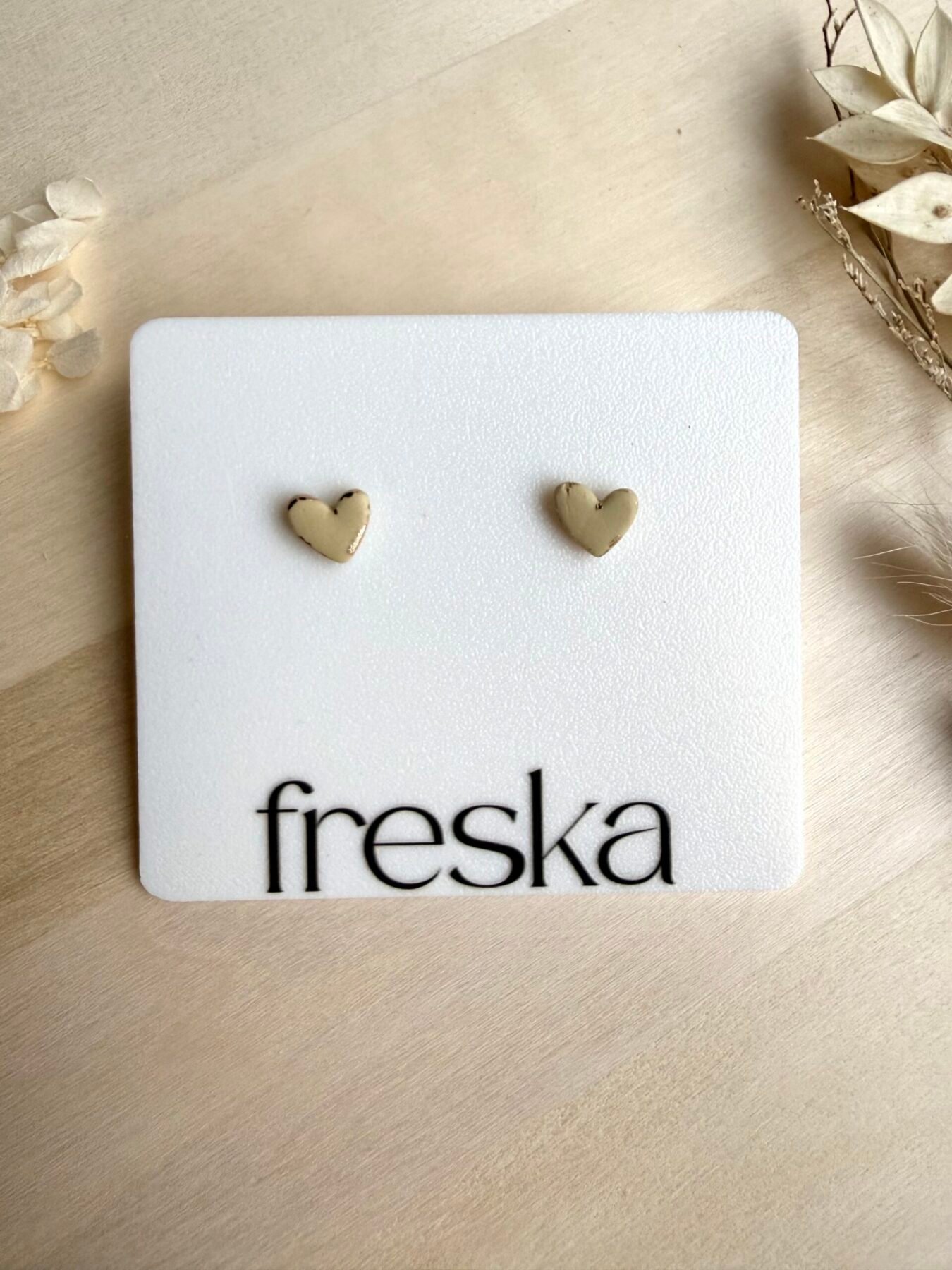 Kolczyki Serduszka ze złotem - różne kolory - obrazek 15