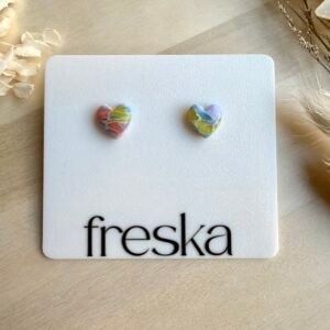 Kolczyki Serca wiosenne