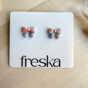 Kolczyki Kokardki wiosenne