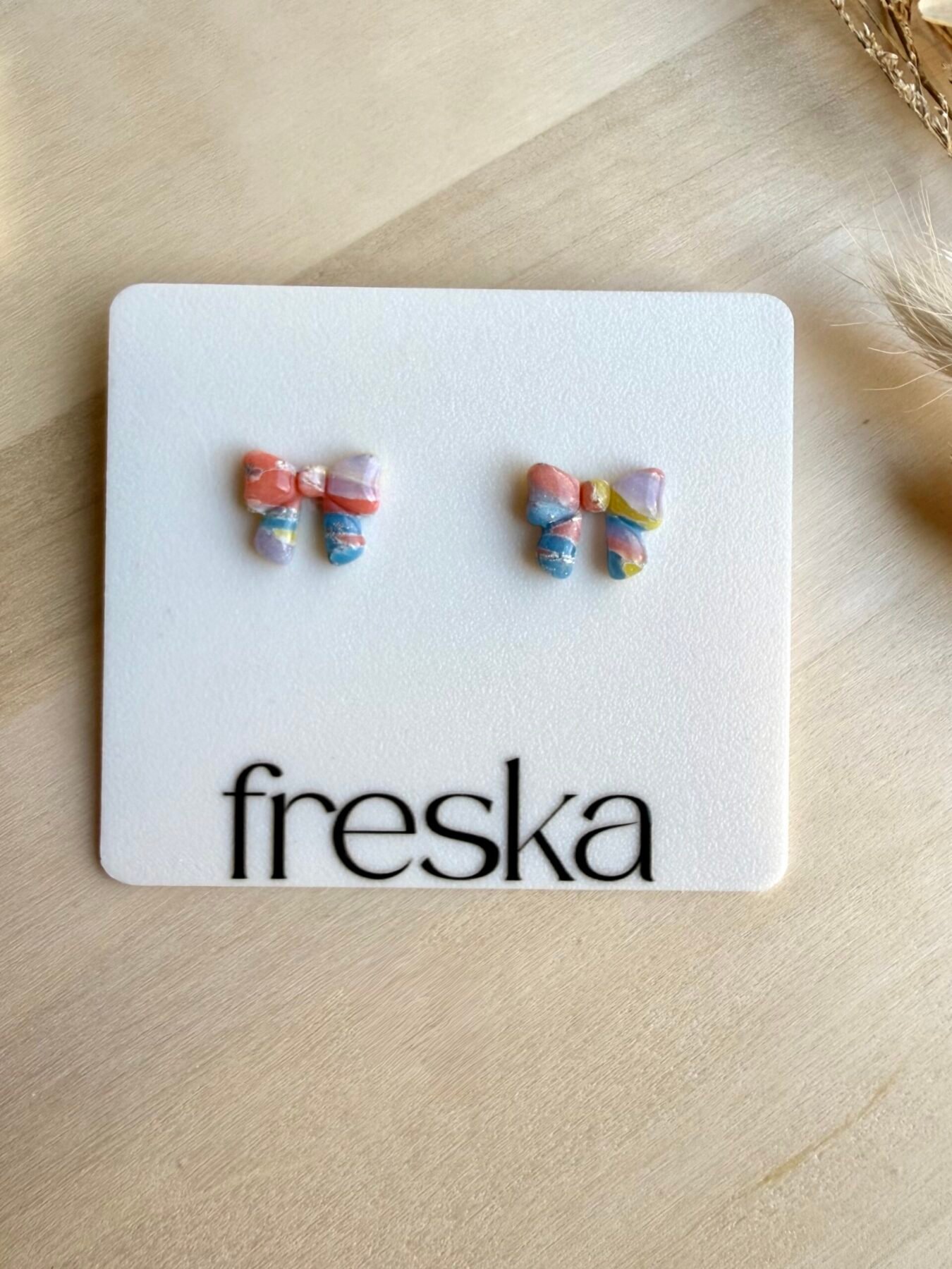 Kolczyki Kokardki wiosenne