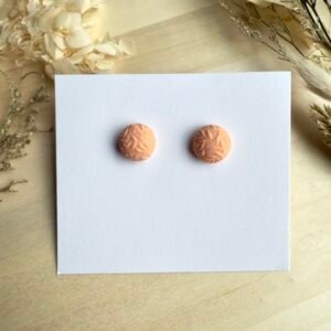 Kolczyki 3D Kule Roślinne