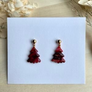 Kolczyki Choinki Ruby