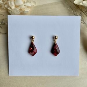 Kolczyki Romby Ruby małe