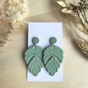 Kolczyki Liście XXL - różne kolory